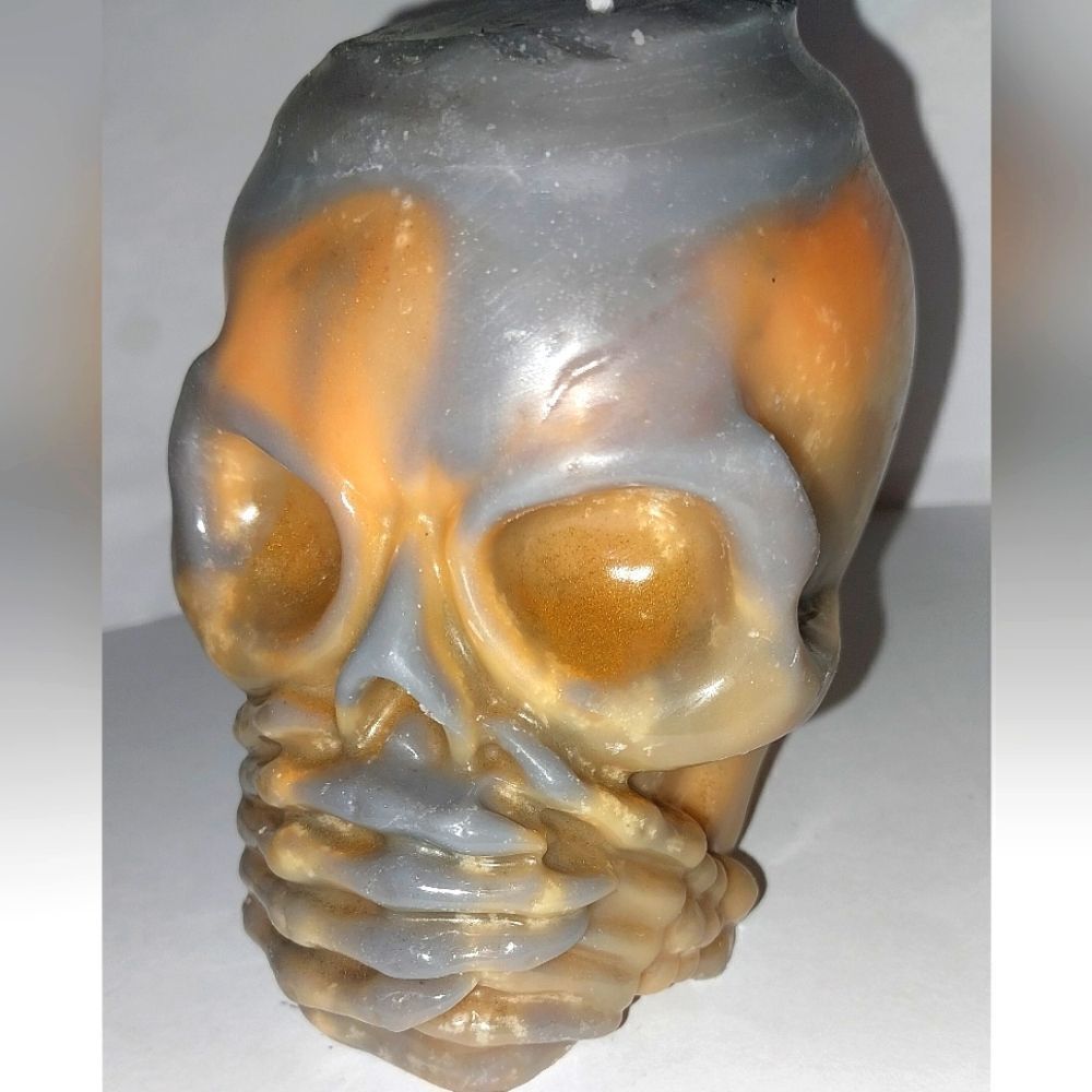 Hand crafted limited edition from our raging skull candle collection